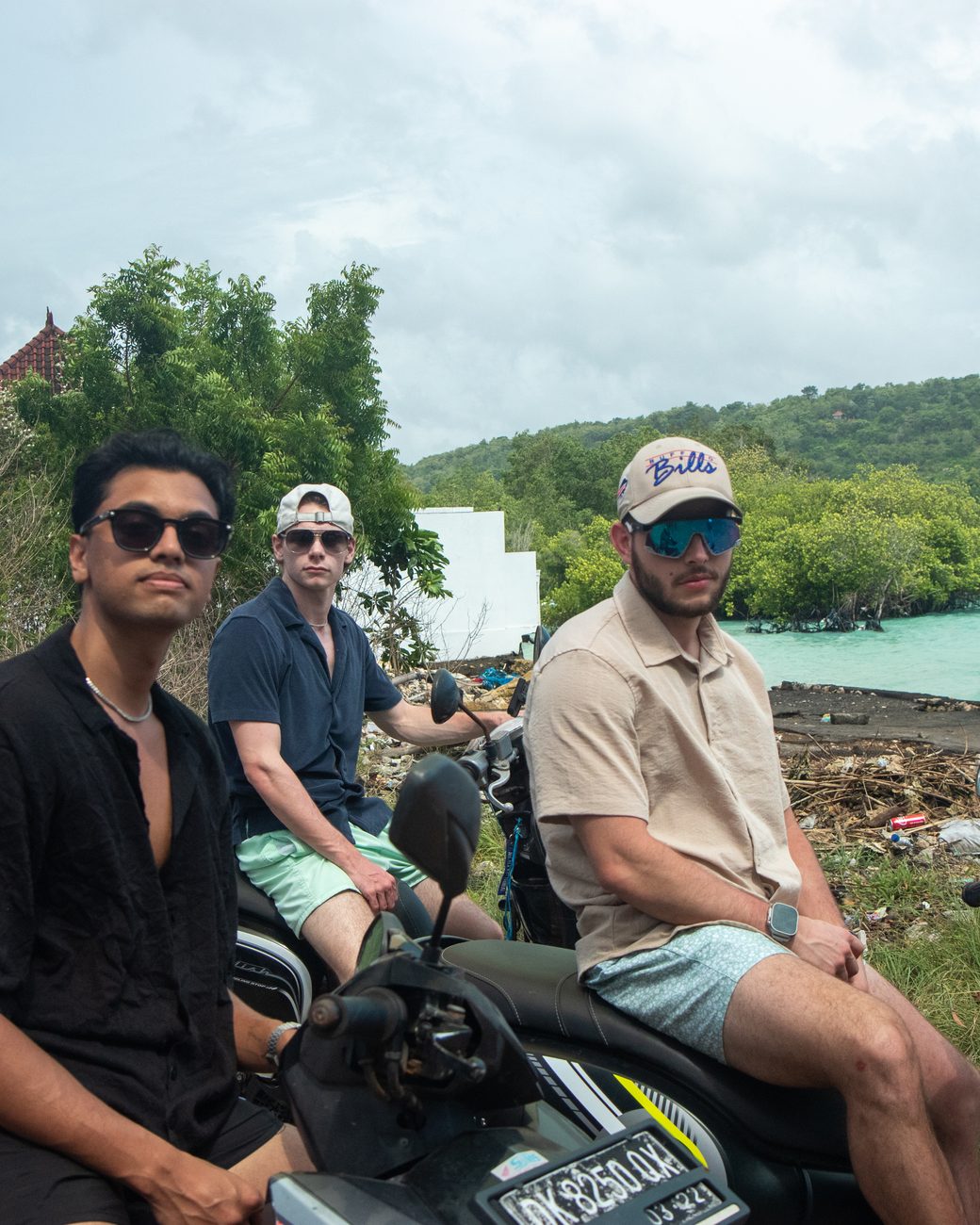 Evo reps exploring on scooters during a team trip